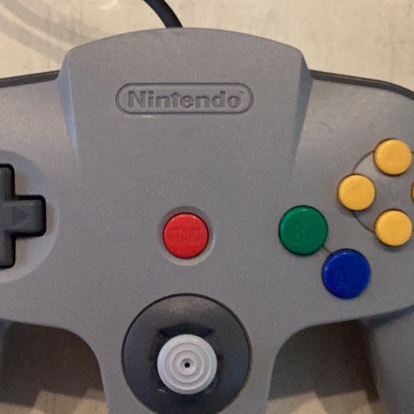 Nintendo 64 Controllers Original N64 Controller Lot Of 2 Blue Grey - Picture 6 of 16